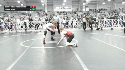 160 lbs Round Of 64 - Jonah Weisz-Nesshoever, RI vs Quinn Hunt, NY