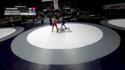 144 lbs Cons. Round 4 - Jack Bronte, Livermore Elite Wrestling Club vs Nicolas Trujillo, Community Youth Center - Concord Campus Wrestling