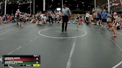 80 lbs Placement (4 Team) - Jameson White, Ohio Gold vs Andrew Edwards, Keystone Krush