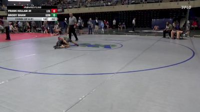 65 lbs Consi Of 8 #1 - Frank Kellam Jr, Leola vs Brody Shaw, Germansville