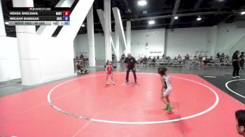 46 lbs Semifinal - Kekoa Sheldahl, Mantanona TC vs Meleah Banegas, Savage House WC