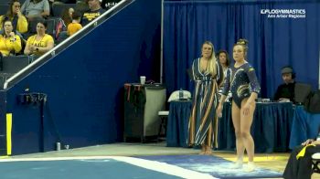 Emma Mclean - Floor, Michigan - 2019 NCAA Gymnastics Ann Arbor Regional Championship