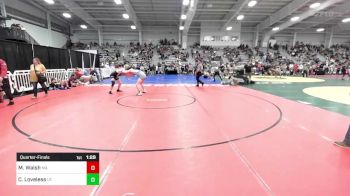 182 lbs Quarterfinal - Matthew Walsh, MA vs Chandler Loveless, UT