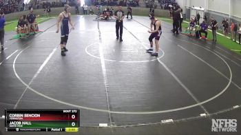 165 lbs Quarterfinal - Jacob Hall, White Pine vs Corbin Sencion, Yerington