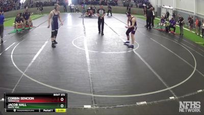 165 lbs Quarterfinal - Jacob Hall, White Pine vs Corbin Sencion, Yerington