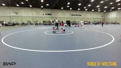 40 lbs Rr Rnd 4 - Khalia Naifeh, Super Girls K-6 Blue vs Presley Edge, Sisters On The Mat OK Teal