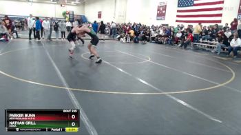 133 lbs Cons. Round 2 - Parker Bunn, New Richland-H-E-G vs Nathan Grill, Edina