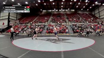 285 lbs Quarterfinal - Ryan Herman, Maryville vs Gavyn Uribes, Kentucky Wesleyan