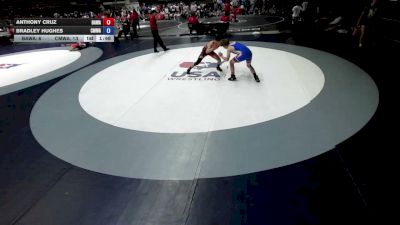 126 lbs Anthony Cruz, BAWA-Bay Area Wrestling Association vs Bradley Hughes, CMWA - Coastal Mountain Wrestling Association