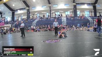 75 lbs Round 4 (8 Team) - Isaiah Stout, Takedown Elite vs HUDSON LOPES, MF Savages