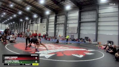 180 lbs Semis & 1st Wrestleback (8 Team) - Abbie Enders, Black Mambas vs Hayden Marks, Queens Of The Corn Red