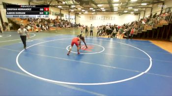 157 lbs Prelim - Cristian Hernandez, Ohio Wesleyan vs Aaron Durham, Marian University (IN)