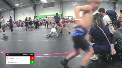 75 lbs Round 2 - Emory Massa, SWA Wrestling vs Chet Nelson, K-Vegas Elite