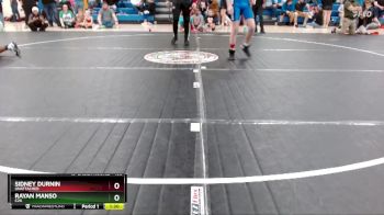 108 lbs Round 2 - Sidney Durnin, Unattached vs Rayan Manso, C2X