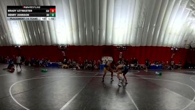 150 lbs Placement (16 Team) - Brady Leymaster, Xavier-Cedar Rapids A vs Henry Johnson, Mahtomedi
