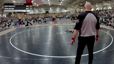 144 lbs Semis & 1st Wb (8 Team) - Max Wolfley, Anderson Co. High School vs Ryan Ritter, Millington Central High School