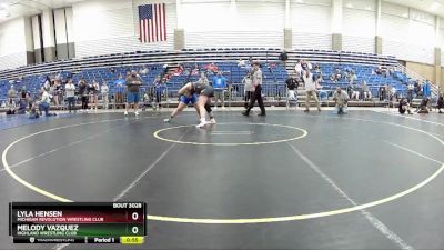 163-183 lbs Round 1 - Lyla Hensen, Michigan Revolution Wrestling Club vs Melody Vazquez, Highland Wrestling Club