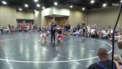 55 lbs Round 4 (8 Team) - Brantley Dalton, Indiana Outlaws vs Carter Brock, Panhandle Pittbulls