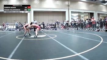 123 lbs Round Of 32 - Kamryn Mason, Lake Stevens WC vs Kaileia Villavicencio, Wrestling University