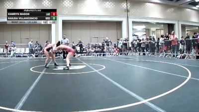 123 lbs Round Of 32 - Kamryn Mason, Lake Stevens WC vs Kaileia Villavicencio, Wrestling University