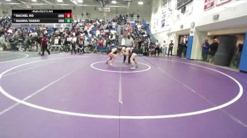 Girls 140 lbs Cons. Round 2 - Gianna Tassio, Christopher Girls vs Rachel Ho, Lowell&nbsp;Girls