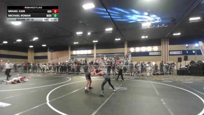 82 lbs Round Of 16 - Mikael Cain, Grindhouse WC vs Michael Roman, Warriors WC