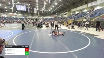 83 lbs Consi Of 4 - Zebadiah Bloom, Mountain Warriors vs Canon Horner, Natrona