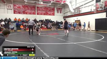 170 B Semifinal - Destiny Booone, WACO, Wayland vs Abagail Chyma, South Tama County