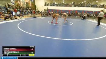 160 lbs Cons. Round 2 - Peyton Sardinha, Lakeland vs Vonte Correa, Vallivue