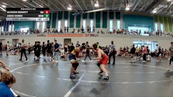138 lbs Cons. Round 2 - Aiden Gomez, Winter Haven HS Blue Devils vs Jackson Bennett, Citrus Wrestling Club