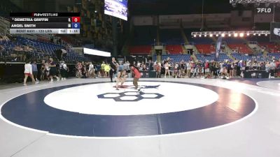 120 lbs Champ. Rd Of 16 - Demetria Griffin, IL vs Angel Smith, IN
