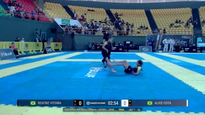 Alice vs Beatriz 2026 PBJJF Goiania Winter International Open
