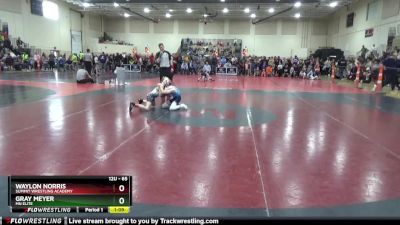 65 lbs Semifinal - Waylon Norris, Summit Wrestling Academy vs Gray Meyer, MN Elite