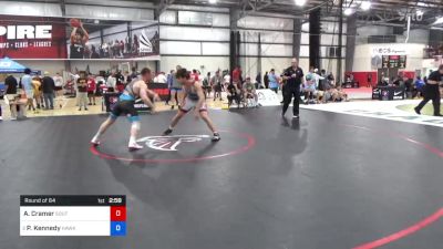 79 kg Round Of 64 - Aaron Cramer, Southern Illinois Regional Training Center vs Patrick Kennedy, Hawkeye Wrestling Club