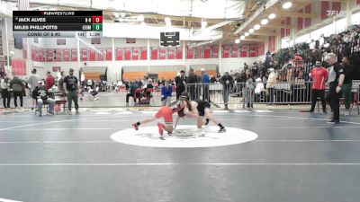138 lbs Consi Of 8 #2 - Jack Alves, Bridgewater-Raynham vs Miles Phillpotts, Leominster