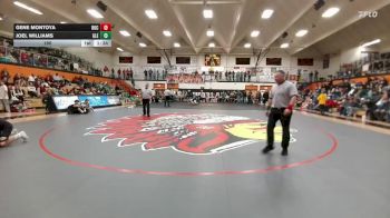 190 lbs Finals (8 Team) - Joel Williams, Glenrock vs Gene Montoya, Rock Springs