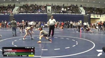 85 lbs 1st Place Match - Jasper Kling, Mayfield May Academy vs Cj Caines, Chaos Wrestling Club