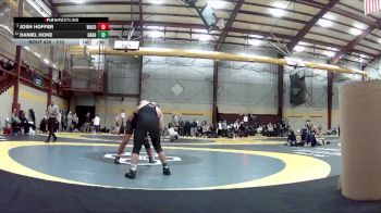 215 lbs Cons. Round 4 - Daniel Hoke, Graham vs Josh Hoffer, Washington Community