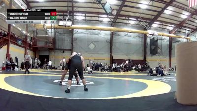 215 lbs Cons. Round 4 - Daniel Hoke, Graham vs Josh Hoffer, Washington Community