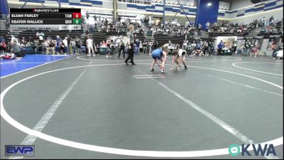 85 lbs Consi Of 8 #2 - Elijah Farley, Team Guthrie Wrestling vs Keaton Wallick, Grover Rains Wrestling Club