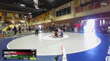 144 lbs Cons. Round 7 - Braden Priest, Bakersfield vs Isaac Padilla, Vacaville