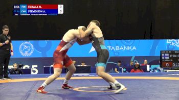 86 kg Qualif. - Miko Elkala, Finland vs Aiden Stevenson, Canada