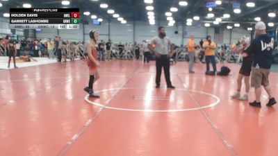 84 lbs Round 4 - 2:15pm Saturday - Holden Davis, America Elite vs Garrett Lashombe, Great Neck W.C.