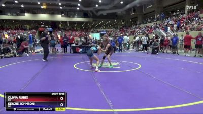 94 lbs Round 3 - Olivia Rubio, OK vs Kenzie Johnson, OK