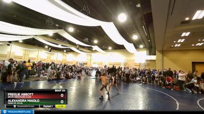 68 lbs Quarterfinal - Alexandra Maiolo, Sons Of Atlas vs Preslie Abbott, Delta Wrestling Club