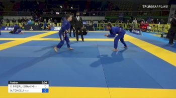 YAMEME FAIÇAL IBRAHIM vs ANASTASIA TONELLI 2022 European Jiu-Jitsu IBJJF Championship