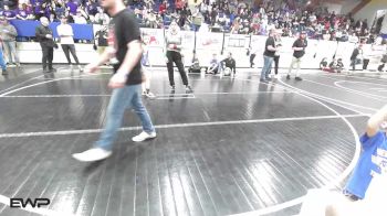 67 lbs Consi Of 4 - Jerzey Charlton, Beggs Youth Wrestling Program vs Blaine Backus, Newkirk Takedown Club