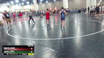 126 lbs Round 8 (10 Team) - Kelice Leger, Terre Haute South Red vs David Lopez, Hawkstyle Elite