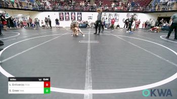 60 lbs Round Of 16 - Kinsley Ontiveros, Texas Elite vs Saylor Greer, Shelton Wrestling Academy