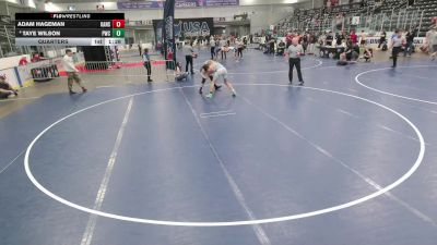 Junior Boys - 165 lbs Quarters - Adam Hageman, Kansas vs Taye Wilson, Pratt Wrestling Club